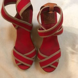 Tory Burch wedge shoes